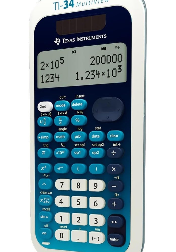 Texas Instruments TI-34 MultiView Scientific Calculator with Advanced Fraction Capabilities - Image 3