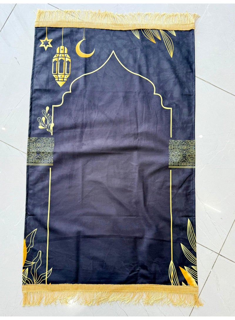 Soft Islamic Prayer Mat for Travel – Compact, Durable & Beautifully Designed - Image 1