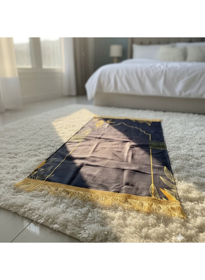 Soft Islamic Prayer Mat for Travel – Compact, Durable & Beautifully Designed - Image 2