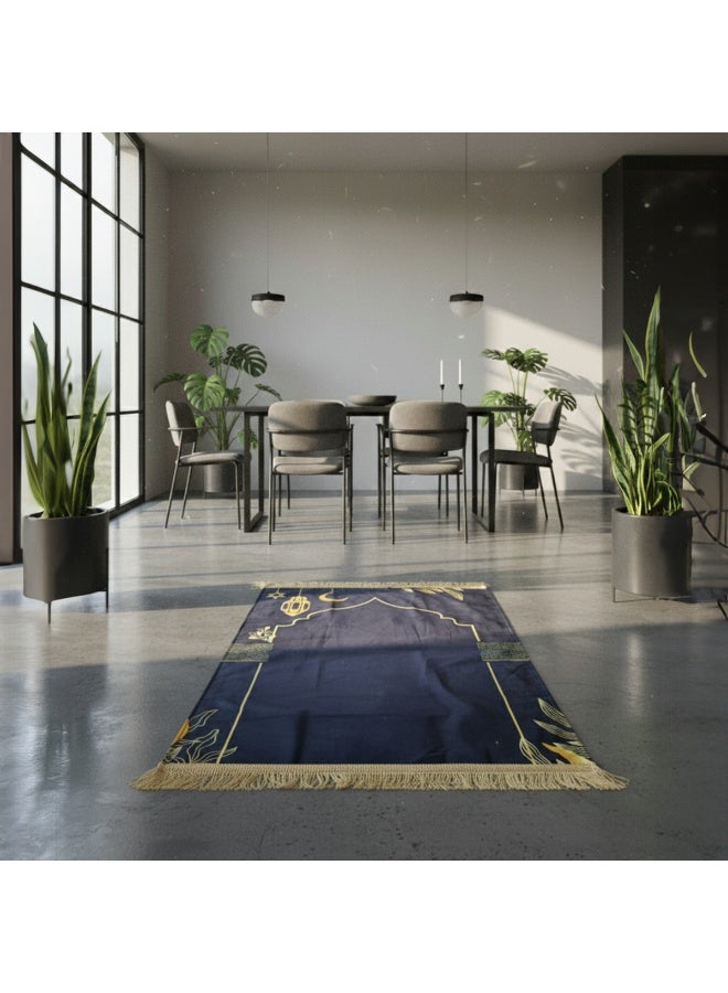 Soft Islamic Prayer Mat for Travel – Compact, Durable & Beautifully Designed - Image 4