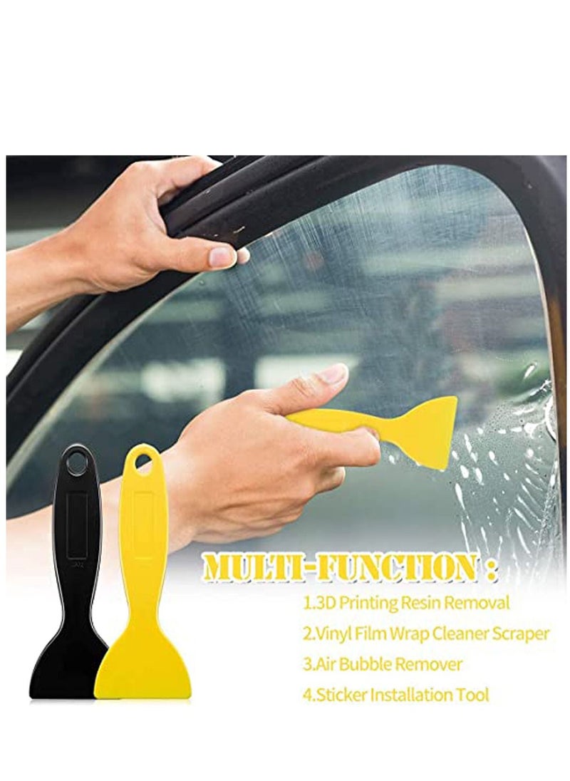 Generic Plastic Putty Knife Spatula, Resin Removal Vinyl Film Wrap Cleaner Scraper Air Bubble Remover Sticker Installation Tool, Reusable  - Image 4