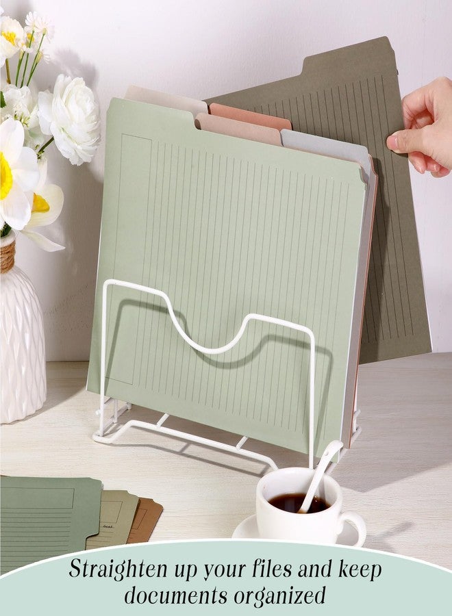 Cholemy 12 Pack Manila Lined Decorative File Folders, Letter Size, 1/3 Cut Tab, Colored File Folders, 9.5 x 11.5 Inch, Heavyweight Paper, for Home Office File Storage (Gentle Colors) - Image 4