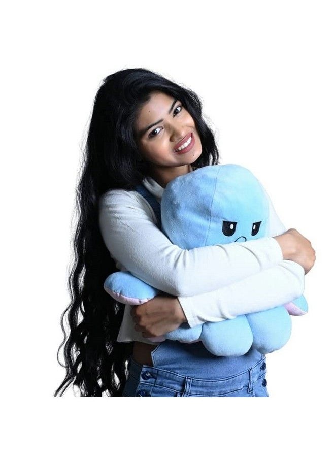 Eitheo - Big Octopus Soft Animal Stuffed Toys ; Hugs Cute Kids Your Mood Soft Toy ; Soft Toys Long Soft Lovable Huggable Cute ; Easy Washable ; Sky Dark Blue Octopus 50 Cm - Image 1