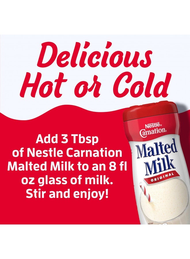 Nestle Carnation Original Malted Milk Powder Mix, 13 Oz Canister - Image 3