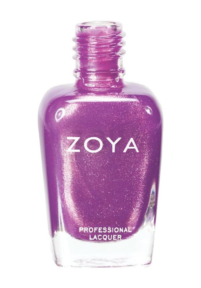 Zoya Dannii ZP537 Nail Polish - Medium Orchid Purple with Metallic Shimmer, 15 ml - Image 2