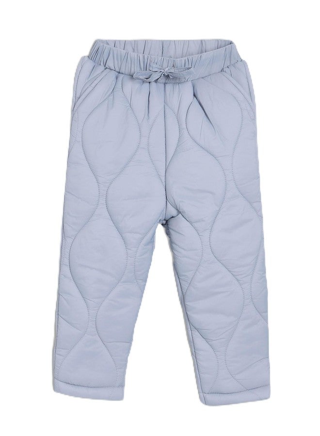 miniklub Baby Boys Elasticated Full Length Woven Polyester Woven Pant, Pack of 1, Blue (9-12M) - Image 1