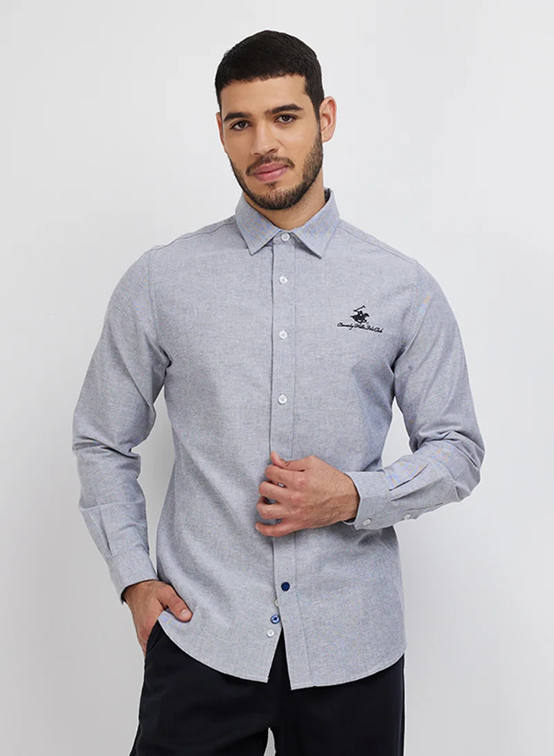 بيفرلي هيلز بولو كلوب قميص كاجوال بأكمام طويلة