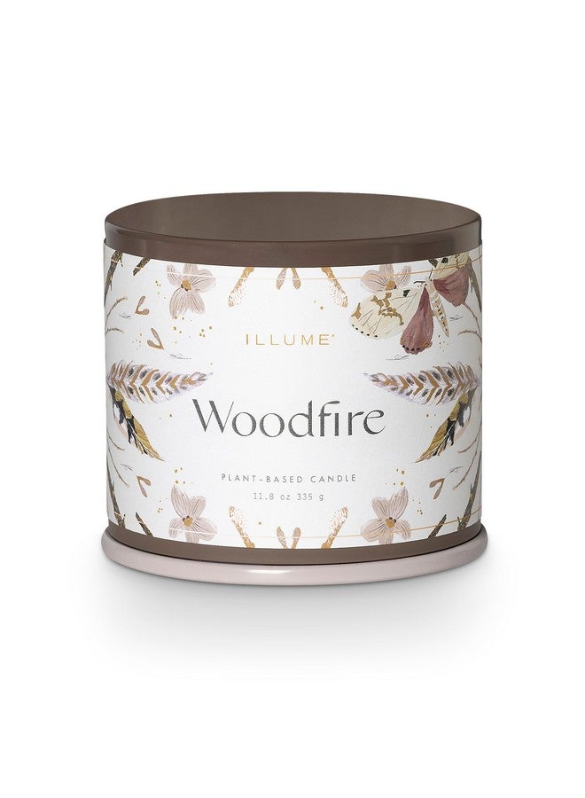ILLUME Noble Holiday Woodfire Soy Candle, Large Tin - Image 5
