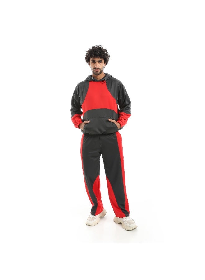 سيزار طقم تريننج رجالي أوفر سايز سادة - Image 1