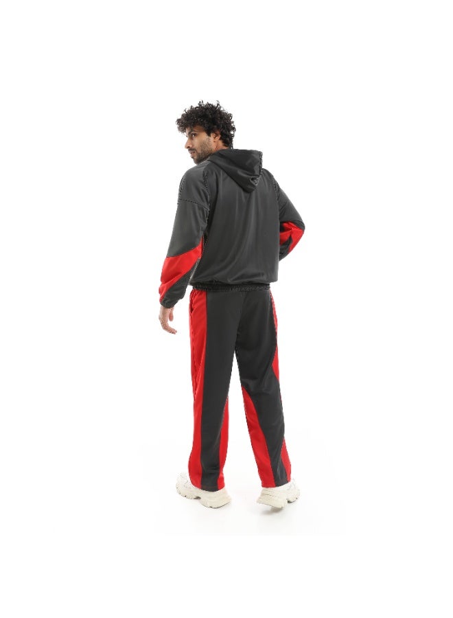 سيزار طقم تريننج رجالي أوفر سايز سادة - Image 4