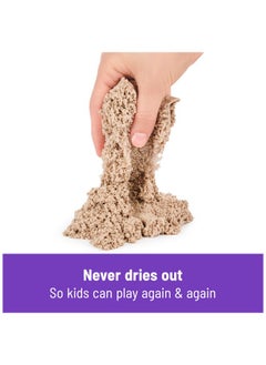 Kinetic Sand Kinetic Sand, Folding Sand Box with 2lbs Play Sand, 7 Molds & Tools, Sensory Toys, Christmas Gifts for Kids Ages 3+  - Image 5