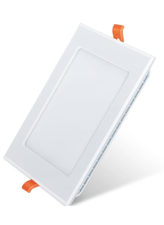 Nippo Nippo Splendour WDLS15W Square Warm Day Light LED Slim Panel Light Polycarbonate LED Downlight  - Image 1