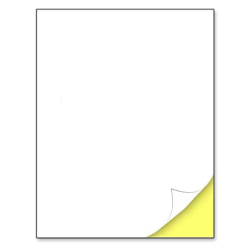 TownStix 30 Sheets, Printable White Sticker Paper, Laser/Inkjet Printing - Matte, Letter Size (8.5" x 11") - Image 1