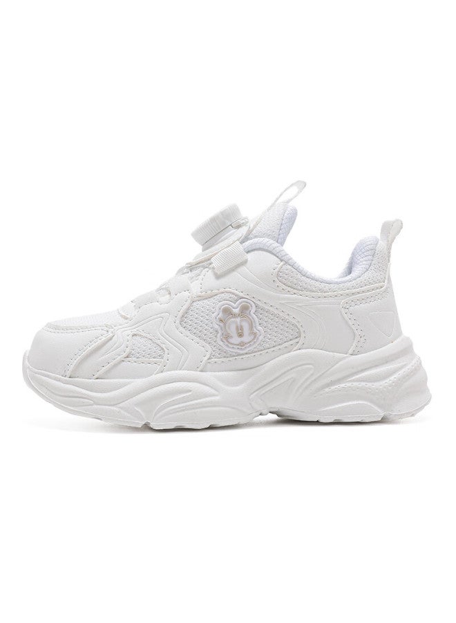 Bobdog Kids Spring Running Shoes Soft Bottom Breathable Boys Girls Sports Shoes White Sneakers 102551008 White Size 30 - Image 3