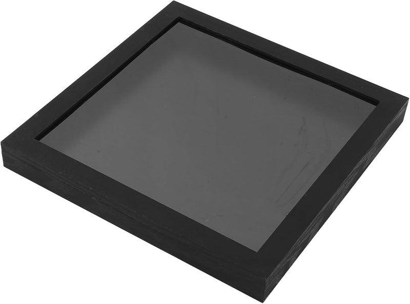 إيبيتبوم إطار عرض جيرسي صندوق ظل 13 × 13 إطار قميص كرة قدم خشبي أسود حافظة عرض جيرسي كرة السلة لجمع تذكارات الرياضة والتركيب على الحائط - Image 1