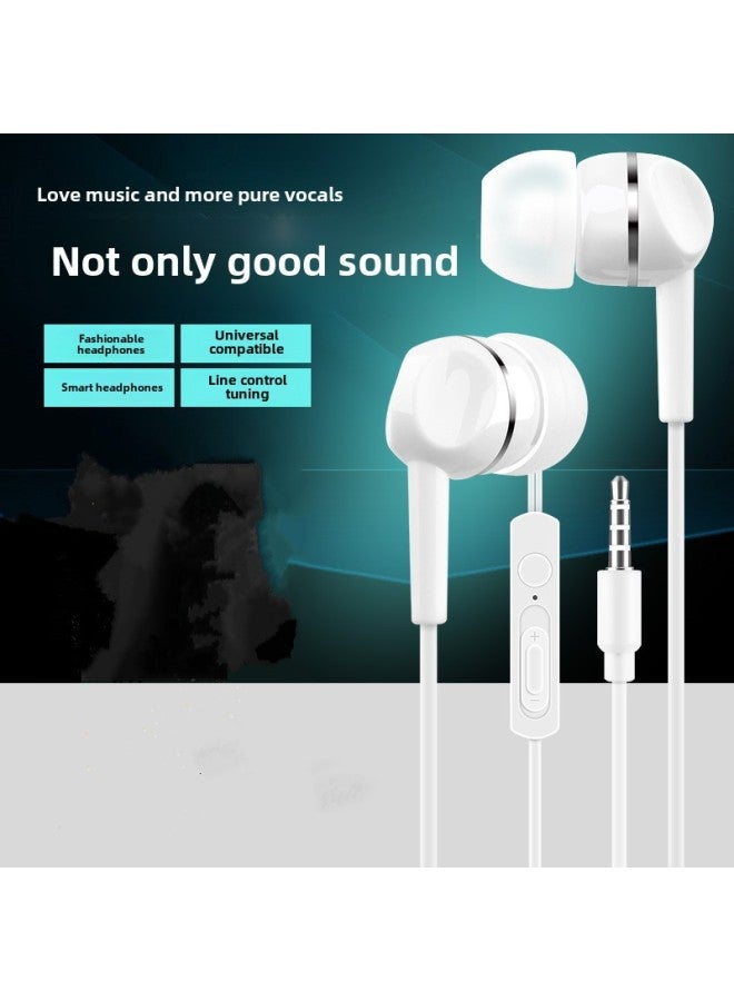 Yushuo S11 Wired Earphones Earplugs In-ear Mobile Phone Computer MP3 Game Earphones With Microphone Music Earphones-Color:Plastic Wheat-free Headphones* Styles And Colors Are Sent Randomly  - Image 2