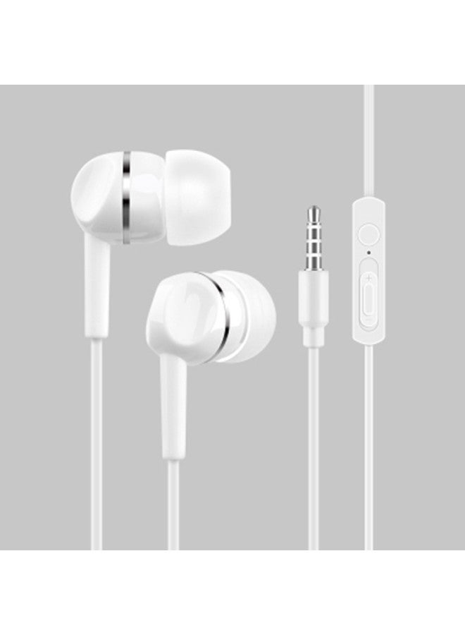 Yushuo S11 Wired Earphones Earplugs In-ear Mobile Phone Computer MP3 Game Earphones With Microphone Music Earphones-Color:Plastic Wheat-free Headphones* Styles And Colors Are Sent Randomly  - Image 4
