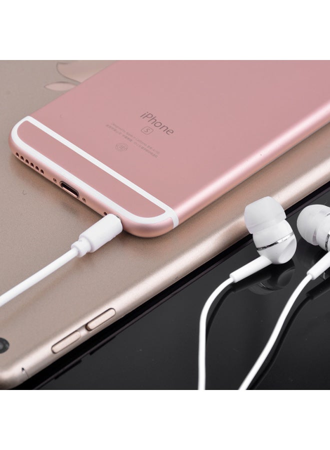 Yushuo S11 Wired Earphones Earplugs In-ear Mobile Phone Computer MP3 Game Earphones With Microphone Music Earphones-Color:Plastic Wheat-free Headphones* Styles And Colors Are Sent Randomly  - Image 3