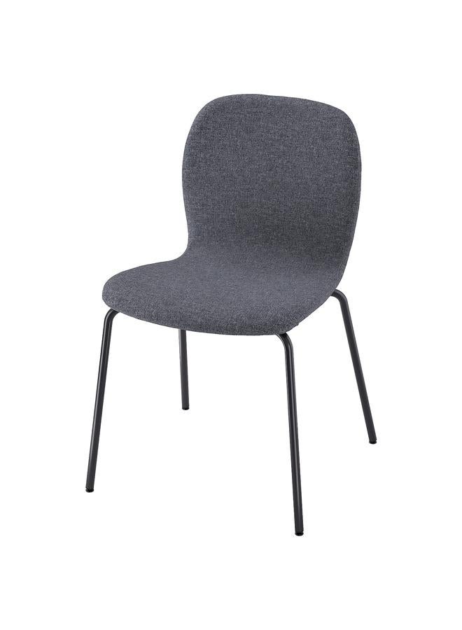 Zaboon Chair, Gunnared Medium Grey/Sefast Black - Image 1