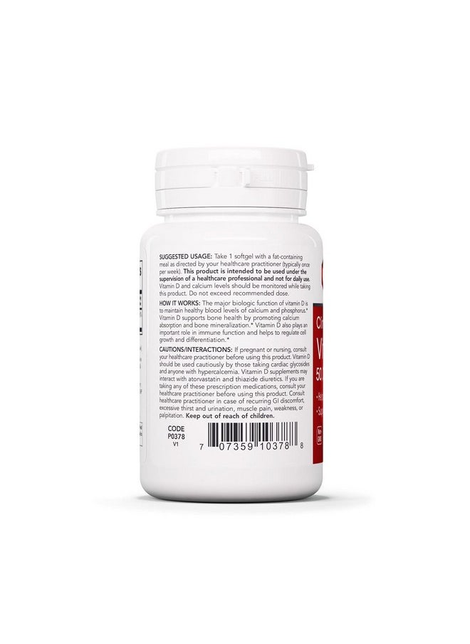 Protocol For Life Balance - Protocol Vitamin D3 50000 Iu Immune Support Healthy Bones And Teeth 50 Softgels - Image 1