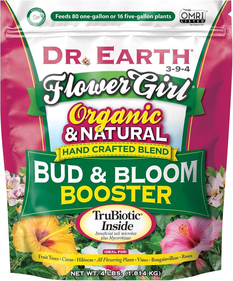 Dr. Earth 707P Organic 8 Bud & Bloom Fertilizer in Poly Bag, 4-Pound - Image 1