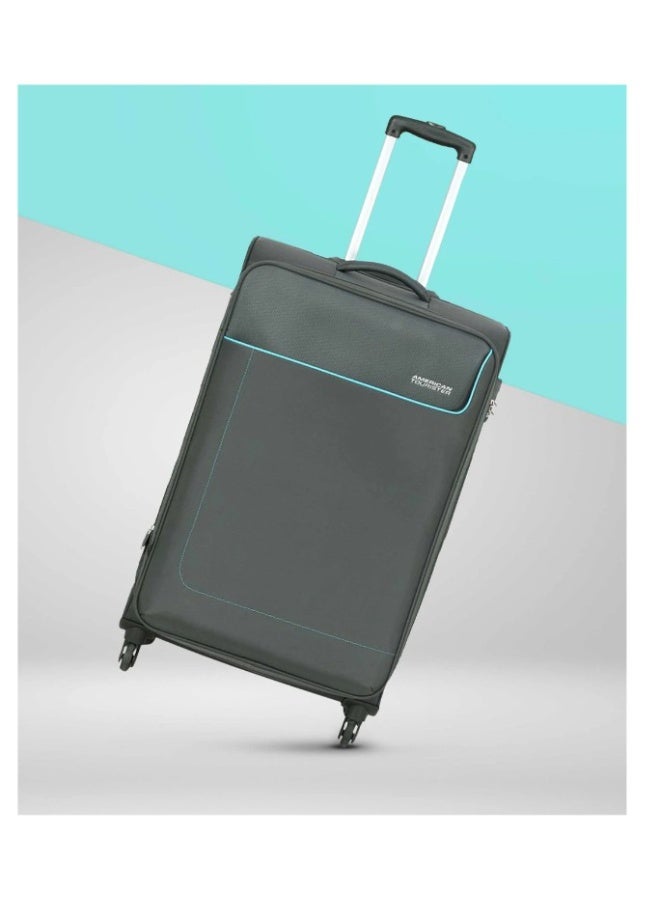 AMERICAN TOURISTER JAMAICA 80cm TSA – GREY | Soft Spinner Check‑In Luggage - Image 1