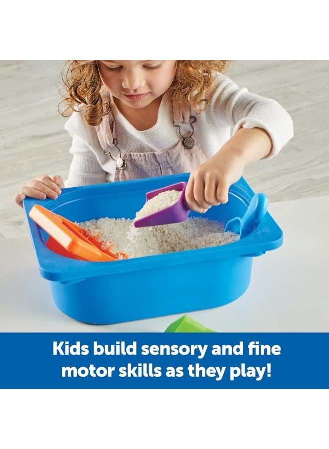 Learning Resources Helping Hands Sensory Scoops Fidget Sand Toys Water Bin Play Tool Set Fine Motor Games Toddler Daycare Essentials Preschool Sensory Bin Toys Outdoor Toys for Toddlers 35 - Image 5