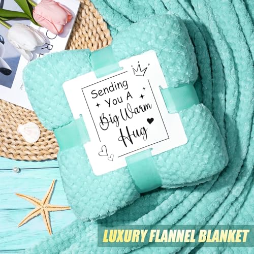 Qinline Birthday Gifts for Women Self Care Get Well Soon Gifts, Ocean Relaxing Spa Gifts Box Care Package Basket w/ Luxury Flannel Blanket 40 oz Tumbler, Christmas Gifts Set for Mom Her Wife Girlfriend Sister - Image 4