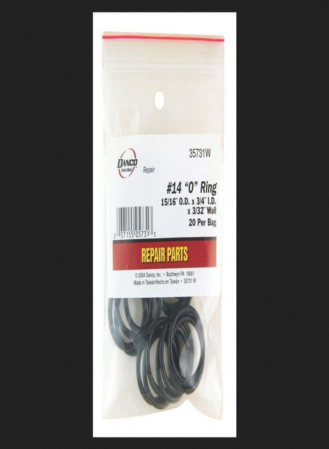 Danco O-Ring 3/4" Id. X 15/16" Od. X 3/32" Wall Nitrile Butadiene Rubber Polybag - Image 2