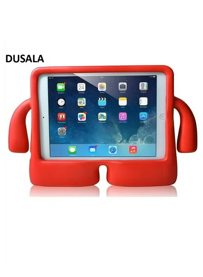 DUSALA Kids Shock Proof EVA Case with Handle & Stand for iPad Pro 11 Inch Bright Durable Cover Red