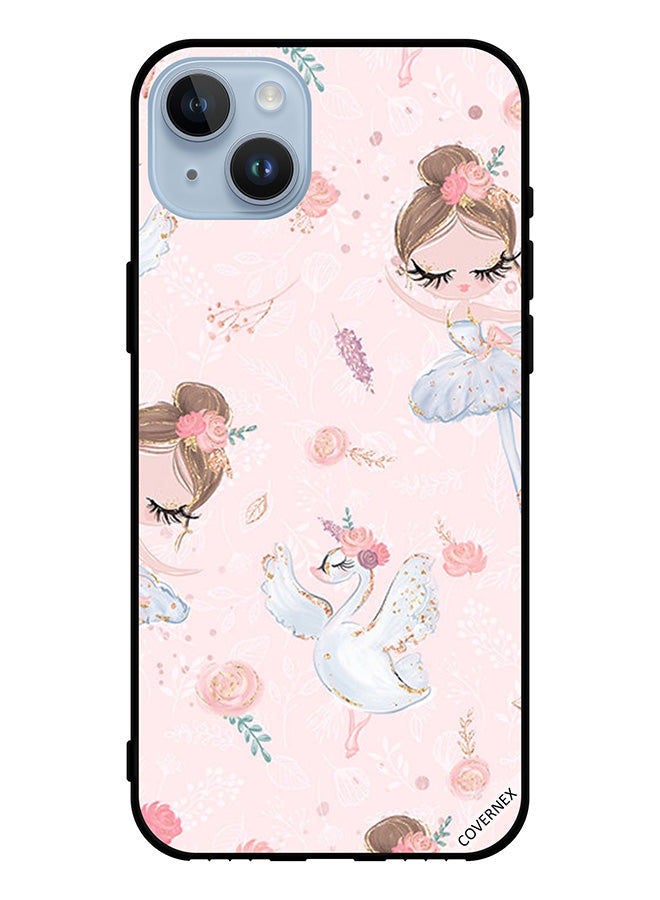 Covernex Protective Case Cover For Apple iPhone 14 Plus Doly Girl And Flowers - Image 1