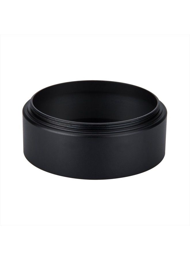 JJC 55mm Screw-in Mount Standard Aluminum Metal Lens Hood Shade for Lenses with 55mm Front Filter Thread for Nikon AF-P DX Nikkor 18-55mm f/3.5-5.6G,Sony 85mm f/2.8 Alpha A-Mount Standard Prime Lens - Image 2
