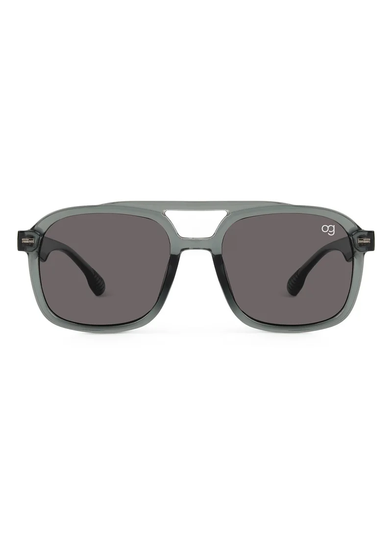 Woggles  Designer Grey Square Sunglasses| Men & Women| 100% Uv Protection  | Best Price UAE