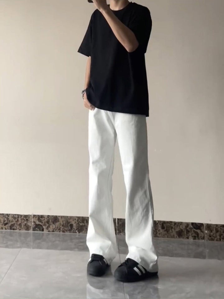 Unisex Casual Daily Denim Jeans - Image 1