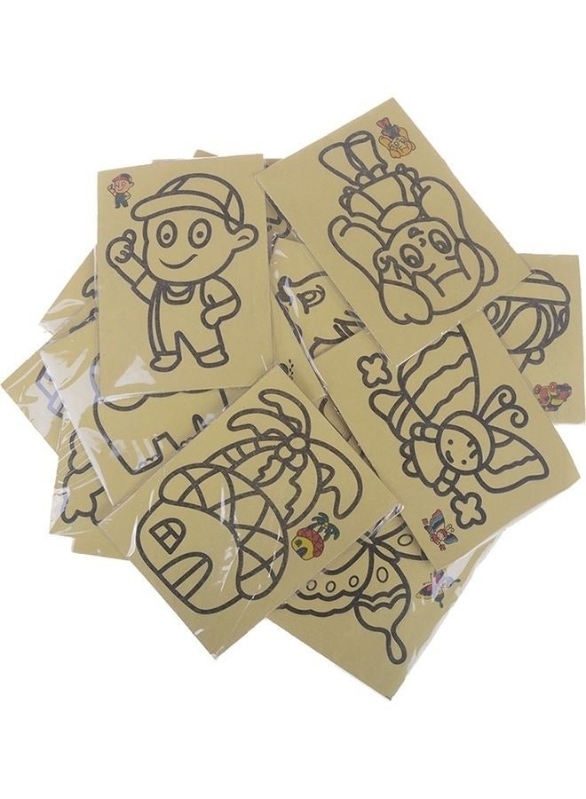 25-PieceSets Sand Art Kit Creative Sand Art Craft Kit DIY Painting Kit for Children ﻿ - Image 1