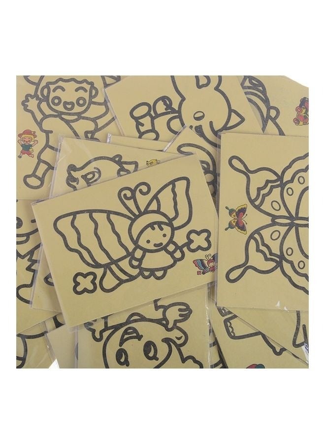 25-PieceSets Sand Art Kit Creative Sand Art Craft Kit DIY Painting Kit for Children ﻿ - Image 2