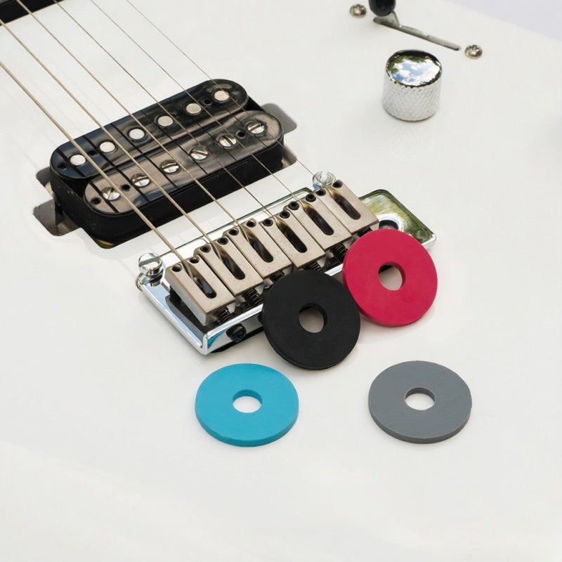 IVU CREATOR Guitar Strap Blocks: Black Rubber Material - High Friction Fixation Bass Strap Block for Guitar and Bass Players - Image 5