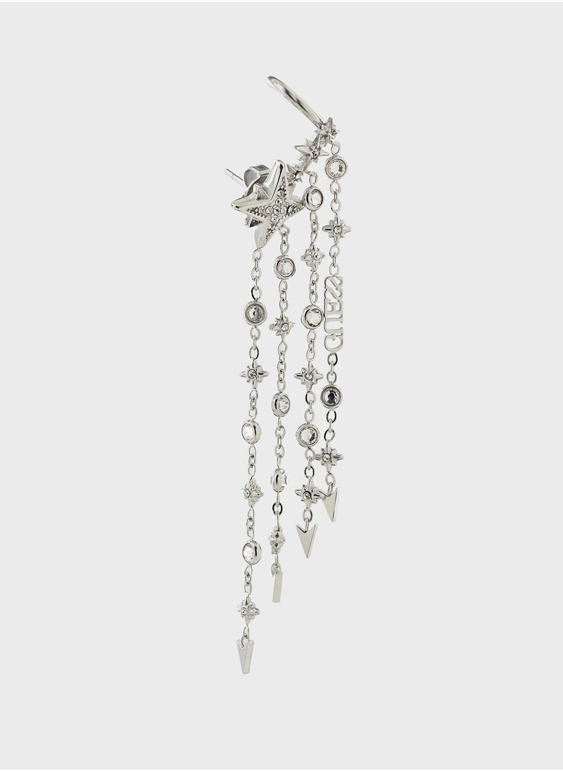 GUESS - Stars And Chains Waterfall Earrings - Image 1