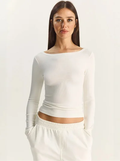 Bianco Lucci LUCCI Fitted Basic Top