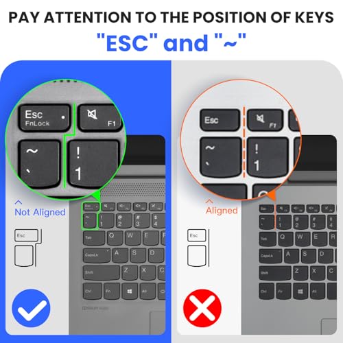 CaseBuy Keyboard Cover for Lenovo Yoga 7i 15.6, 16" /Lenovo V15 G4 (2024), G3, G2, ideaPad 1 1i /ideaPad 5 5i 15.6 /IdeaPad 3 3i 15.6 / IdeaPad Flex 5/ideaPad Slim 7 15.6, ThinkBook 15 G4 G3 G2 15p - Image 3