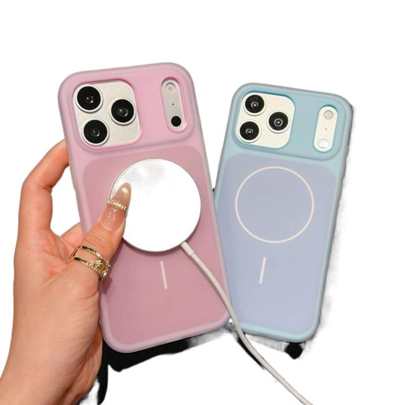 Silicone MagSafe Case for iPhone 17 / 17 Air / 17 Pro / 17 Pro Max with Drop Protection and Anti-Fingerprint plus Shockproof plus Skin Feel plus Magnetic in Green - Image 5