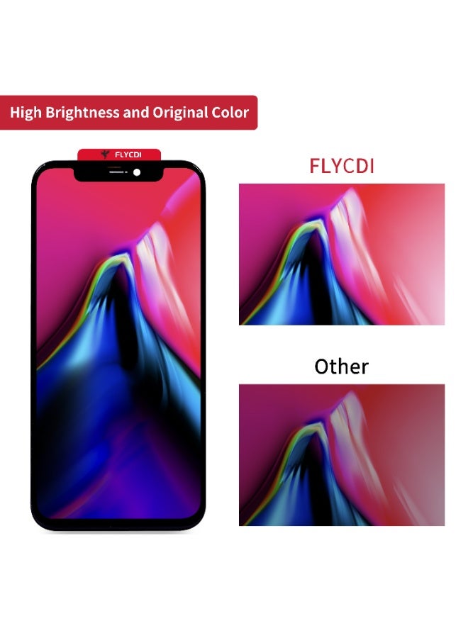 FLYCDI for iPhone 11 Pro Screen Replacement Kit Black Display 3D Touch Digitizer Assembly 5.8 inch with Repair Tool, compatible with Model A2160, A2217,A2215 - Image 4