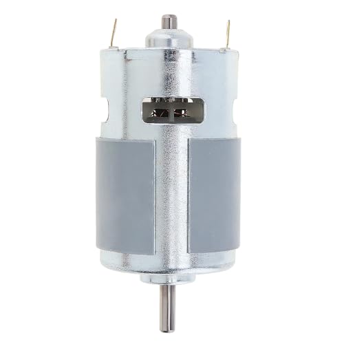 ChgImposs 775 DC Motor 12V 12000RPM High-Speed Large Torque Motor for Small Drill Micro Machine/DIY Model Car with Ball Bearing, Fan Blades, 775 DC Motor - Image 5