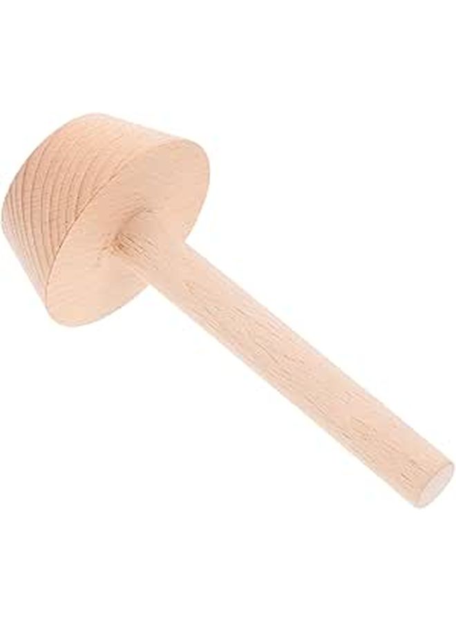 Wooden Egg Tart Molds XL Pastry Pusher Tamper Sturdy Baking Tool For Pies - Image 1