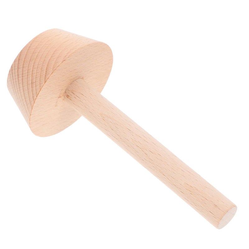 Wooden Egg Tart Molds XL Pastry Pusher Tamper Sturdy Baking Tool For Pies - Image 2