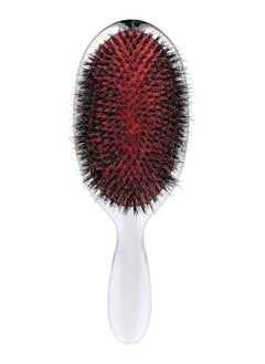 XiuWoo Anti-Static Paddle Hair Extension Brush White/Red/Black  - Image 1