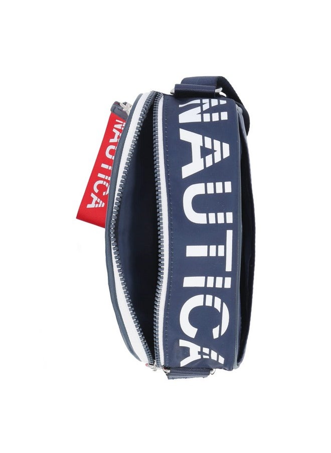 NAUTICA Womens High Seas Camera Crossbody Indigo White One Size Us  - Image 4