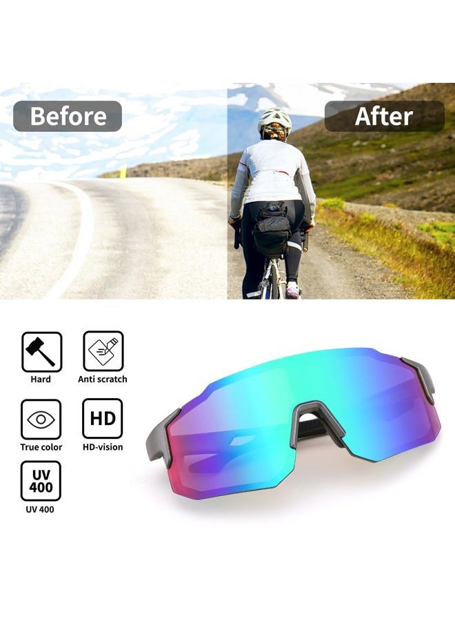 FEISEDY Sports Sunglasses Mens Women Baseball Biking Cycling Sunglasses for Teens UV400 Protection B2388 - Image 4