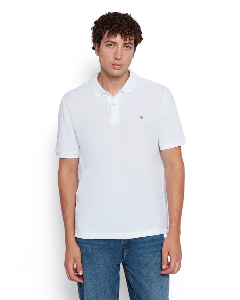 GANT Gant Men’S Short Sleeve Cotton Piqué Polo With Shield Logo