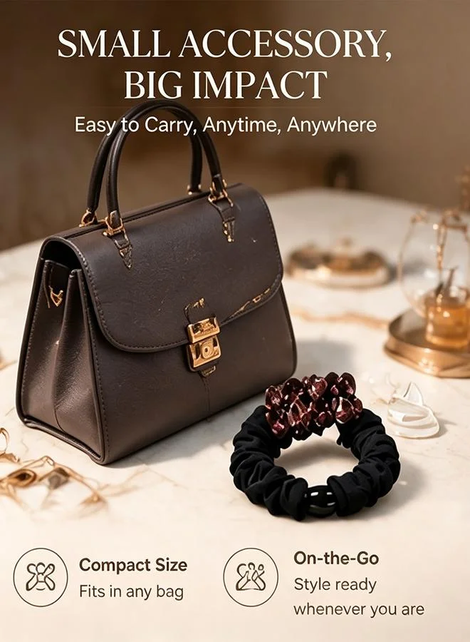 Take Two  Embellished Scrunchies for Women | Best Price UAE